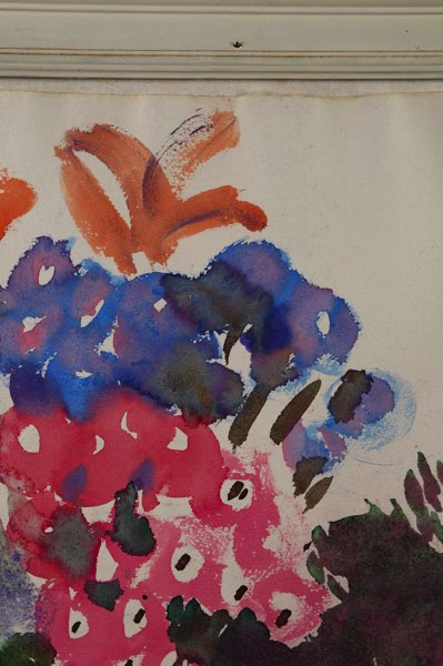 Aquarell Blumen Vase Blumenstrauss 4