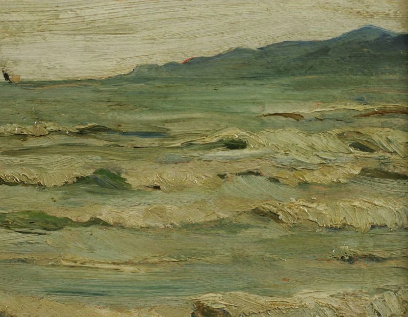 David Forrester Wilson Ölgemälde antik Marine Meer