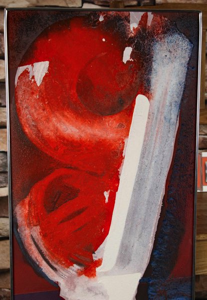 Dieter Kerchner Gemälde abstrakt 1974