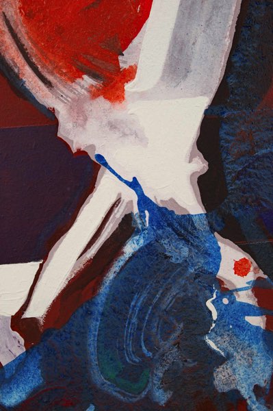 Dieter Kerchner Gemälde abstrakt 1974