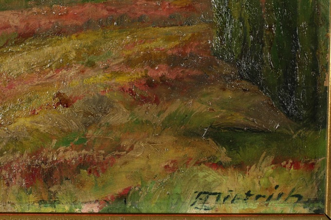 Dietrich älteres Ölgemälde Landschaft