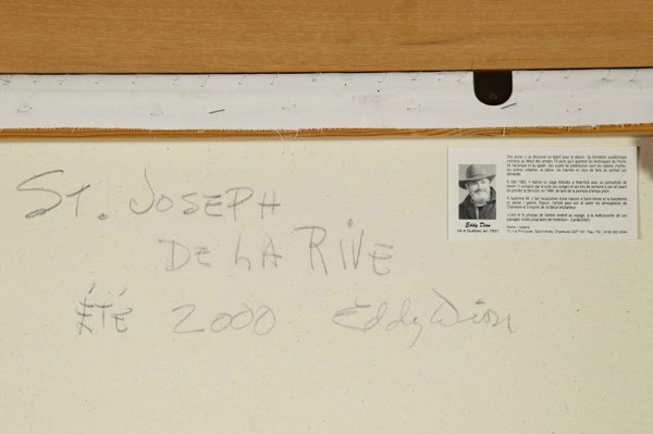 Eddy Dion Ölgemälde St Jospeh 2000