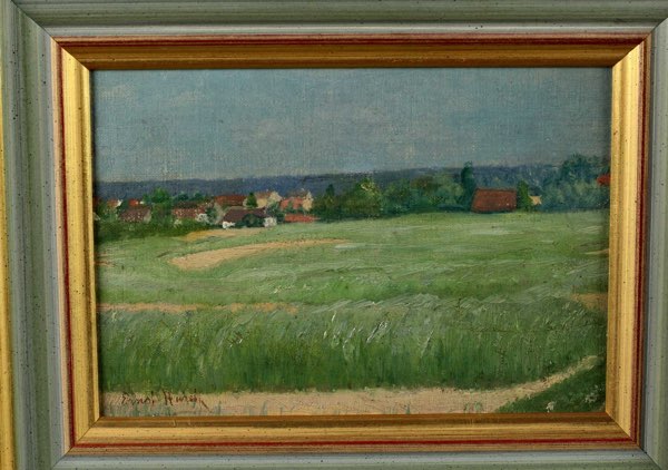 Ernst Hardt Ölgemälde antik Landschaft