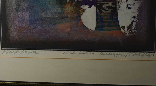 Ernst Peter Rade Acryltempera Toccata 1994 1