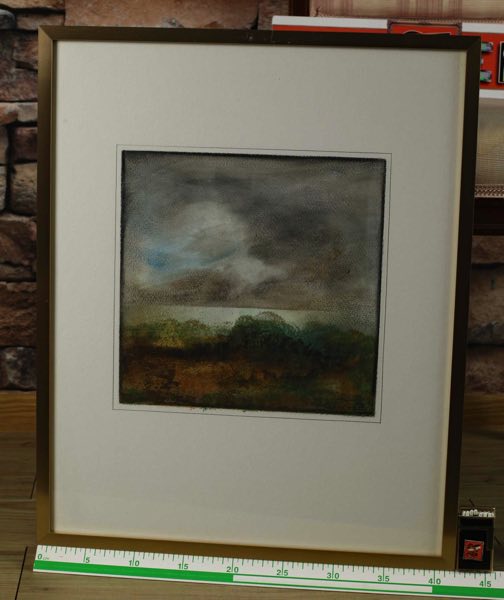 Ernst Peter Rade Tempera Landschaft 2