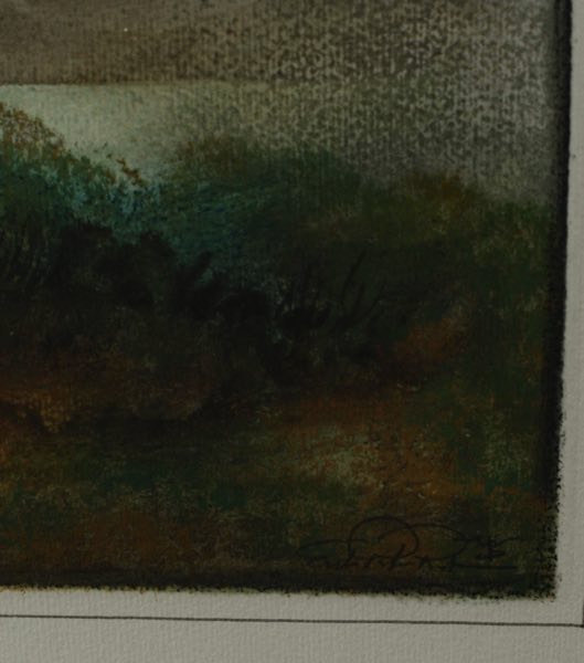 Ernst Peter Rade Tempera Landschaft 2