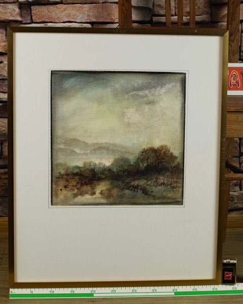 Ernst Peter Rade Tempera Landschaft