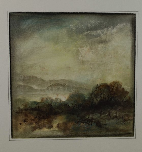 Ernst Peter Rade Tempera Landschaft