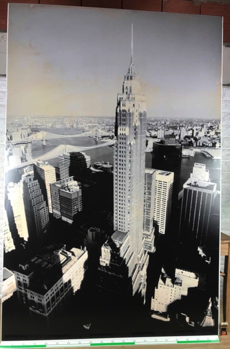 Fotografie vintage Großformat 155x102cm New York 70 Pine Street Manhattan U.S.A.