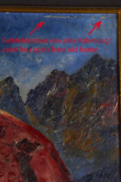Franz Kienmayer Ölgemälde antik Wanderer