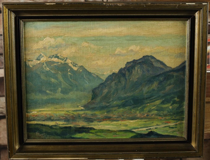 Friedrich Wilhelm Mook Ölgemälde antik Innsbruck