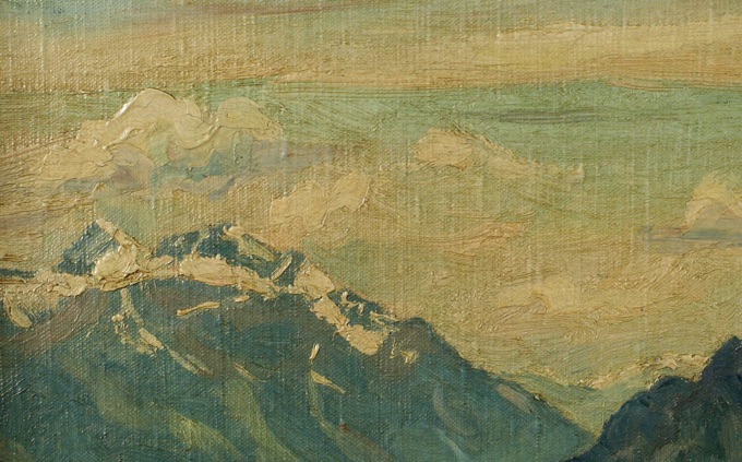 Friedrich Wilhelm Mook Ölgemälde antik Innsbruck