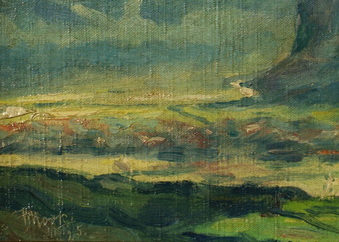 Friedrich Wilhelm Mook Ölgemälde antik Innsbruck