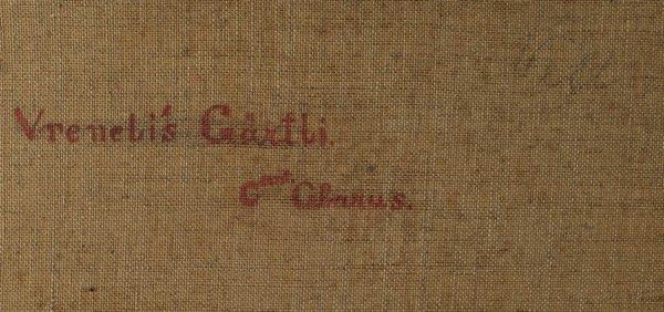 Gassmann Ölgemälde antik 1898 Berner Oberland