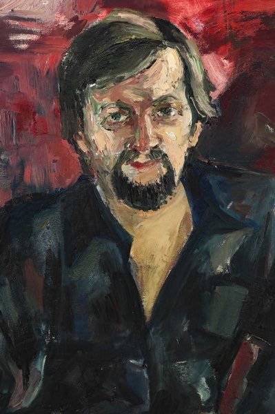 Gerhard Mayer Ölgemälde 1978 Sohn Helmut Andreas
