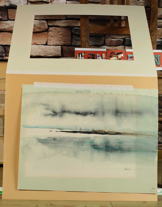 Ilse Beate Jäkel Aquarell Wasserlandschaft