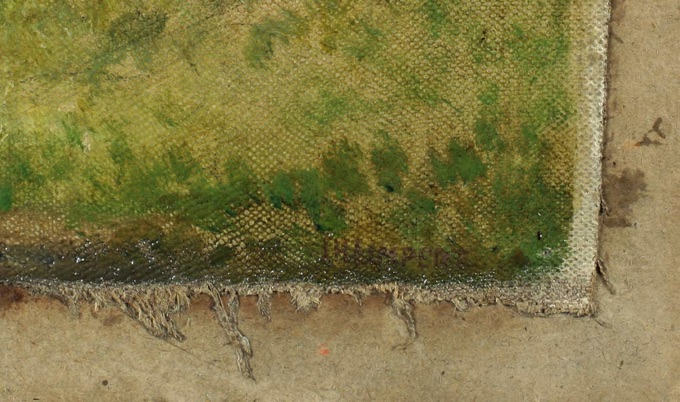 Johann Heinrich Limpert Ölgemälde antik Vesuv Landschaft