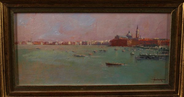Juan Palomo Reina Ölgemälde Venedig