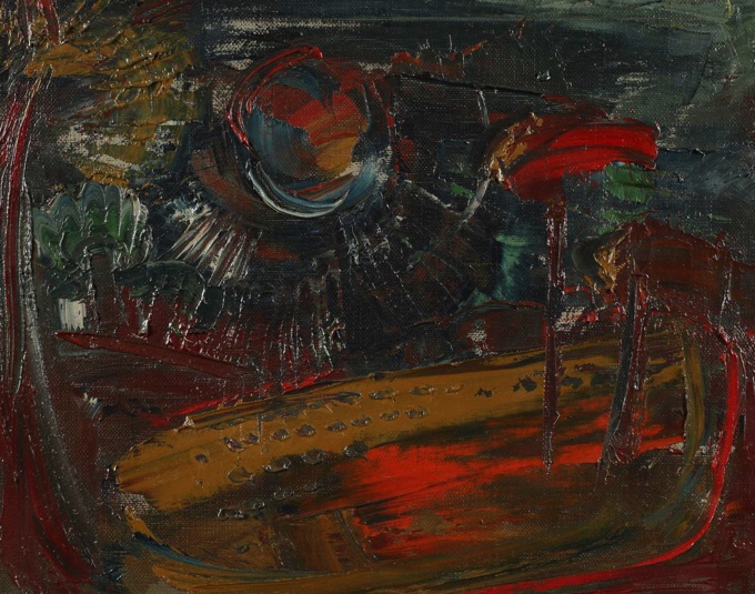 Juris Soikans Ölgemälde Landschaft expressiv