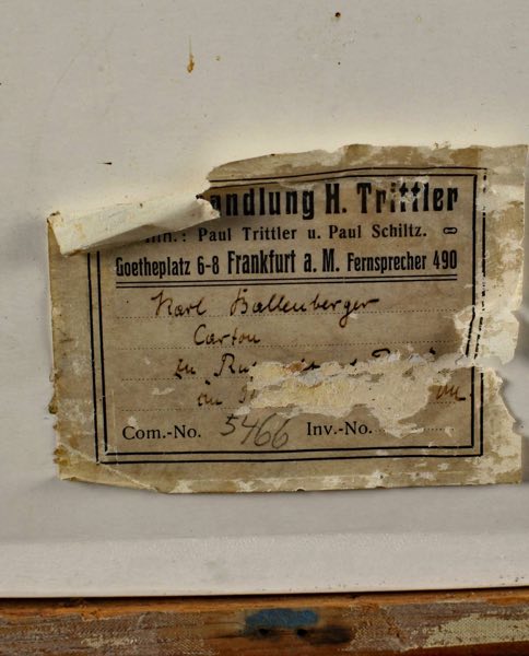 Karl Ballenberger Zuschreibung Aquarell Kaiser Rupprecht Pfalz