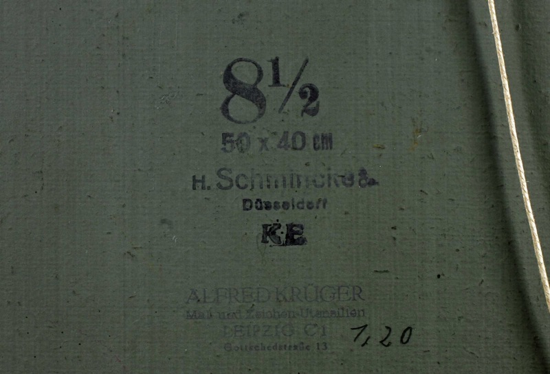 Karl Seifert antikes Ölgemälde Landschaft mit Baumgruppe