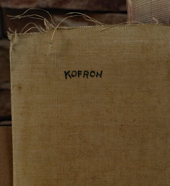 Kofron Ölgemälde antik Hexen Akt