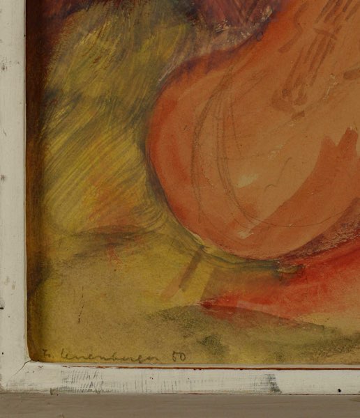 Leuenberger Aquarell 1950 Quartett