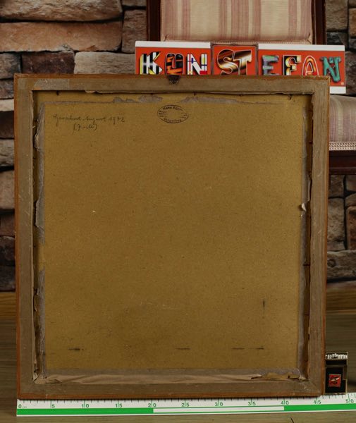 Lohr 1932 Pastell Malerei Surrealist Personen Zwerge Fee