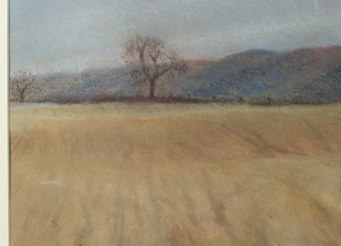 Lucy E Herman Pastell Malerei New Jersey Landschaft Dorf