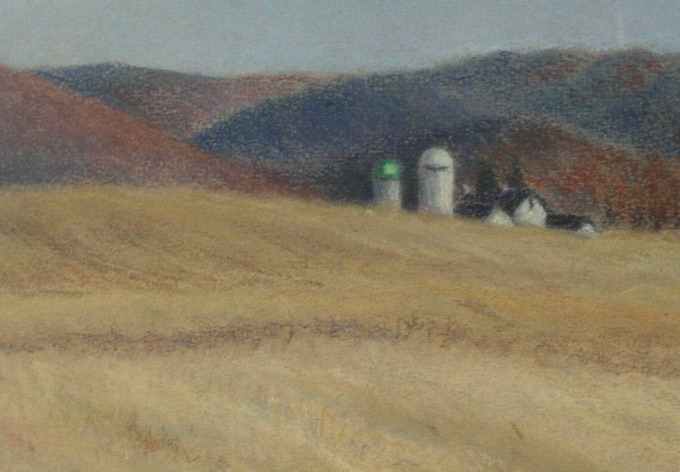 Lucy E Herman Pastell Malerei New Jersey Landschaft Dorf