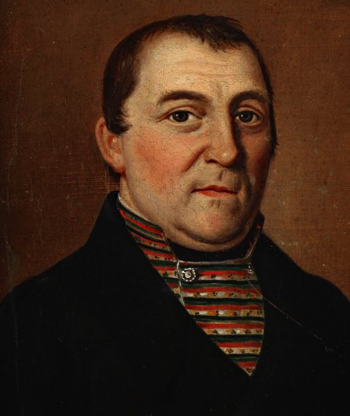 Lukas Kirner Zuschreibung Ölgemälde antik Portrait Johannes Fehl