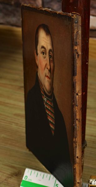 Lukas Kirner Zuschreibung Ölgemälde antik Portrait Johannes Fehl