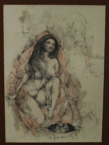 Otto Bachmann Druckgrafik 12 90 Judith