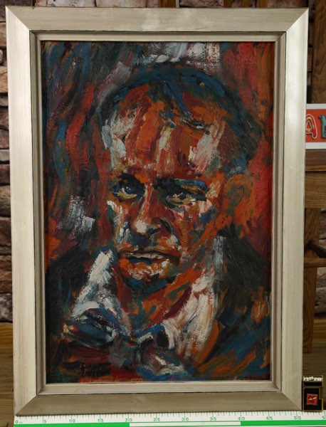 Ölgemälde Portrait Charles Baudelaire