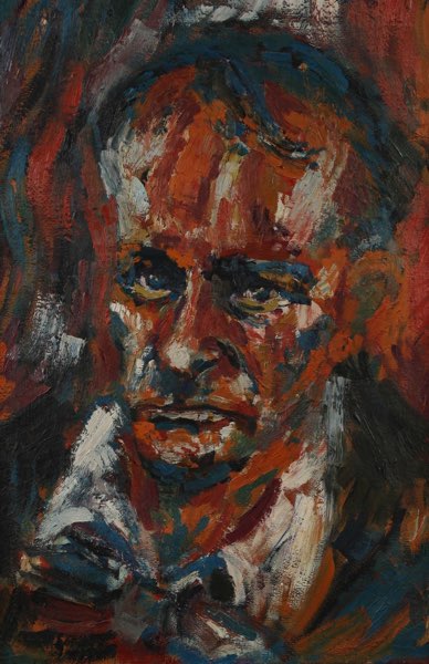 Ölgemälde Portrait Charles Baudelaire