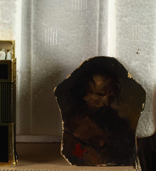 Ölgemälde Portrait Lara Lord Byron Miniatur 2