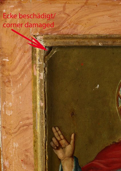Ölgemälde antik Jesus Christus ego sum