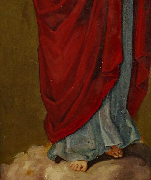 Ölgemälde antik Jesus Christus ego sum