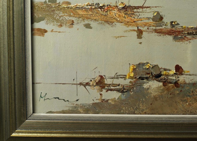 Paul Ingfried Henze Morro Ölgemälde Waldsee Landschaft