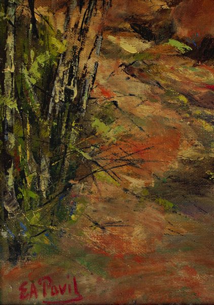 Pavil Ölgemälde Landschaft