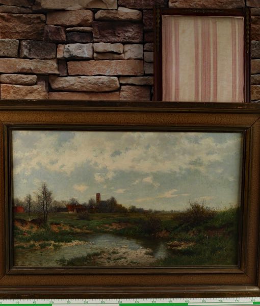 Philipp Ludwig Herrmann Ölgemälde antik Landschaft