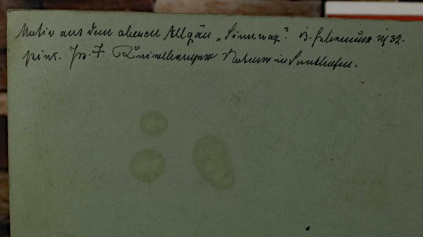 Reinlberger Aquarell Sinnwag 1932