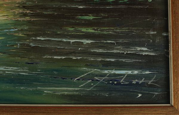 Richart Ölgemälde Königsee Kapelle