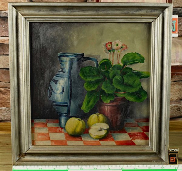 Walz Ölgemälde Stillleben 1948