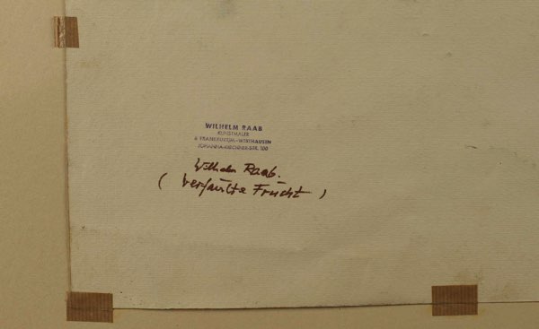 Wilhelm Raab Tempera 1954 Felder