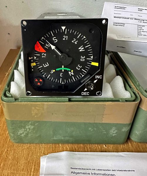 Hubschrauber Bo 105 Bordinstrument 25