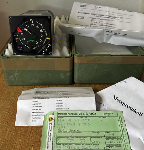 Hubschrauber Bo 105 Bordinstrument 25