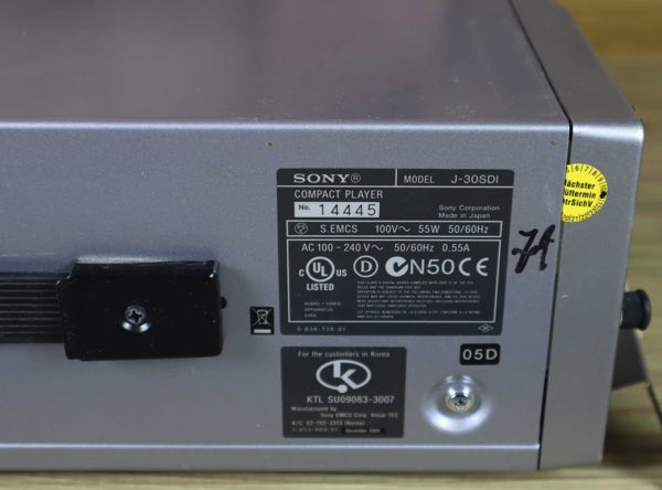 Sony J 30SDI Betacam compact player broadcast 36