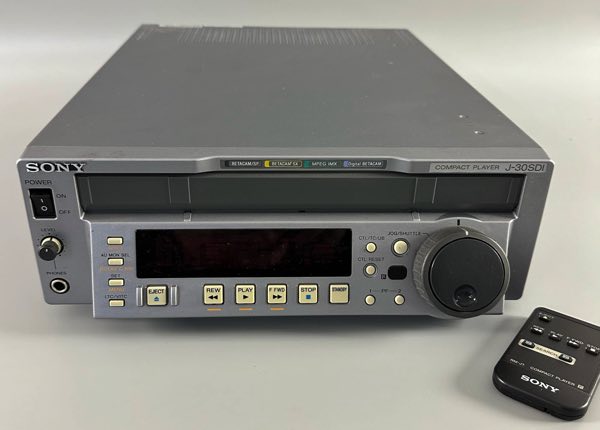 Sony J 30SDI Betacam compact player broadcast 45